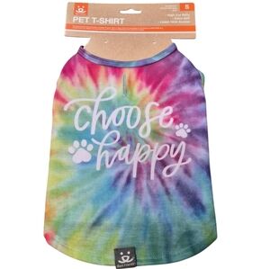 Best Friends Pet T-Shirt Small Tie Dye